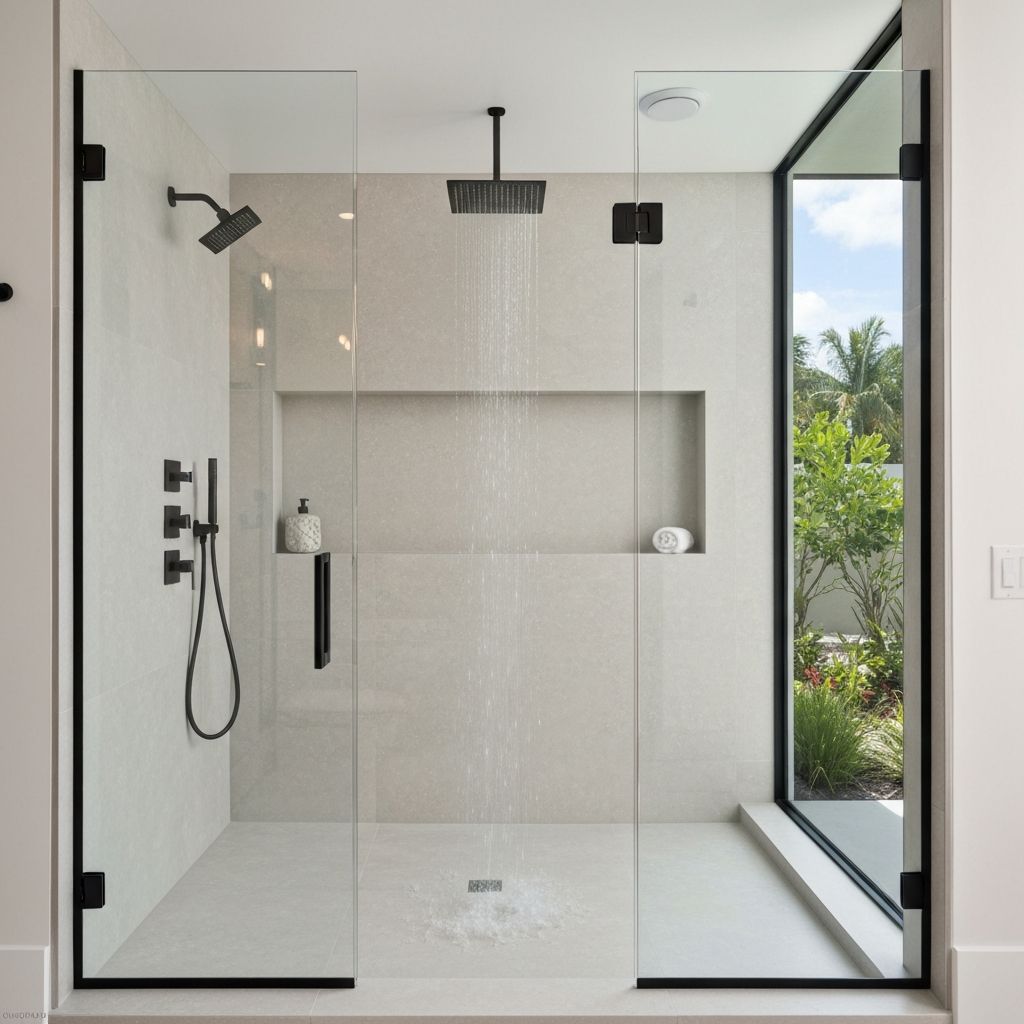 Why Sarasota Homeowners Are Switching to Frameless Shower Doors