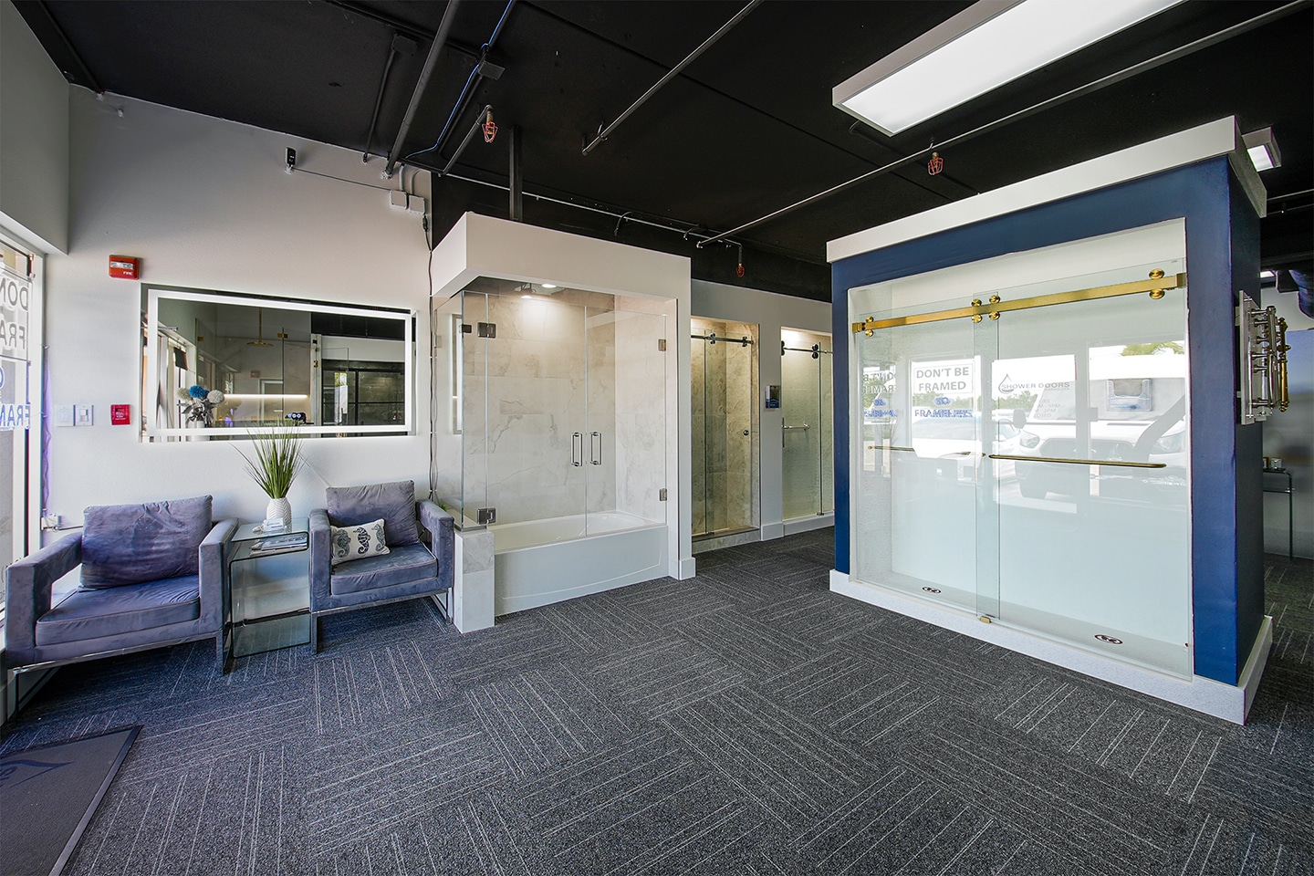 Shower Doors of Sarasota showroom