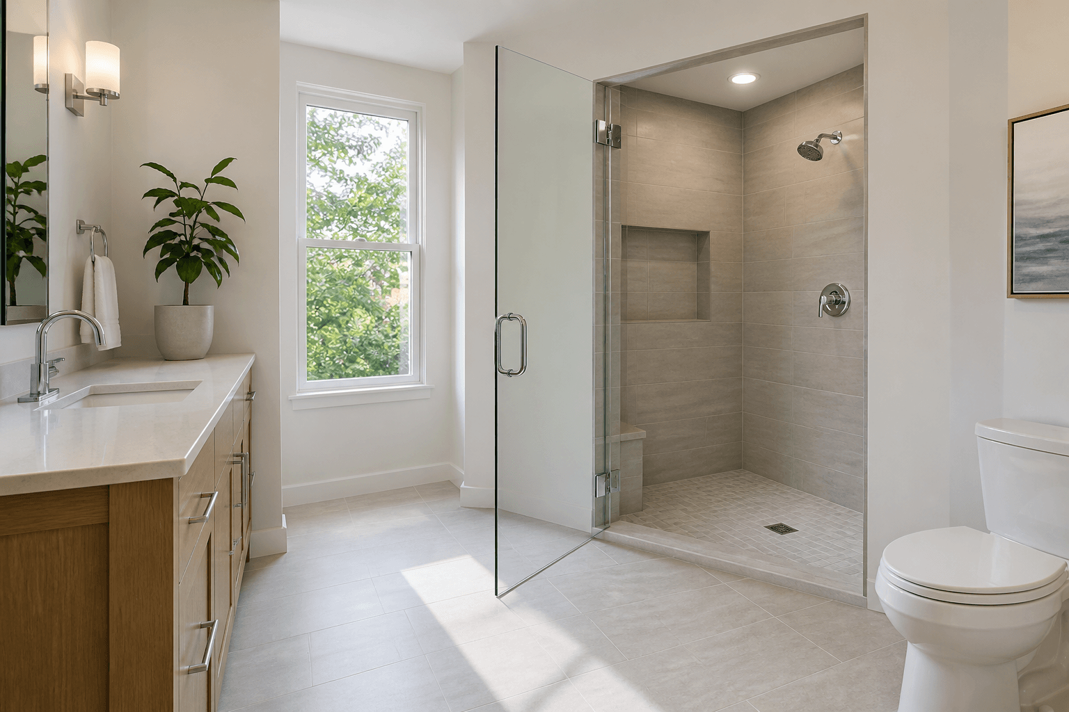 Which Way Should a Hinged Shower Door Swing?