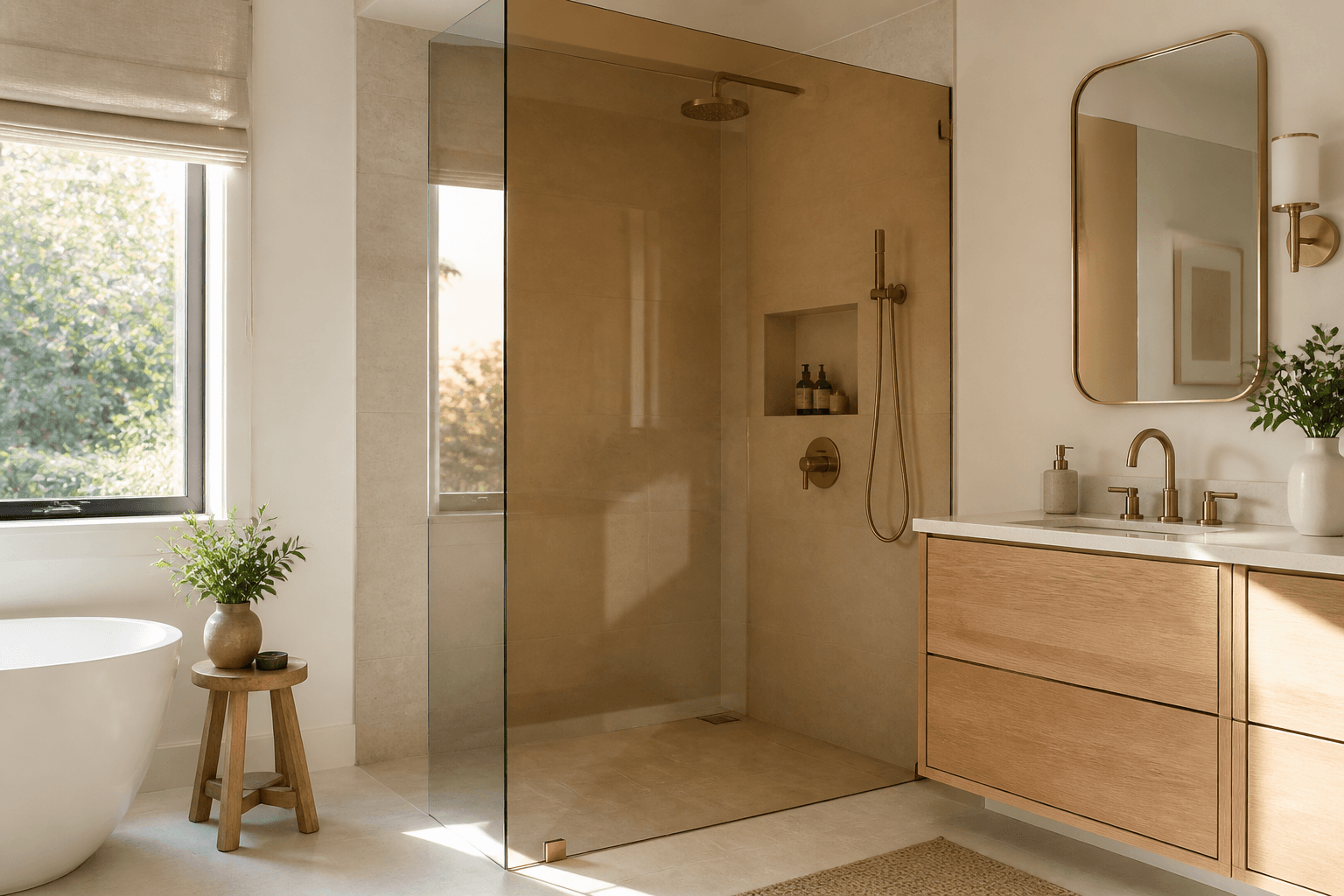 Will Gray or Bronze Shower Glass Feel Too Dark?