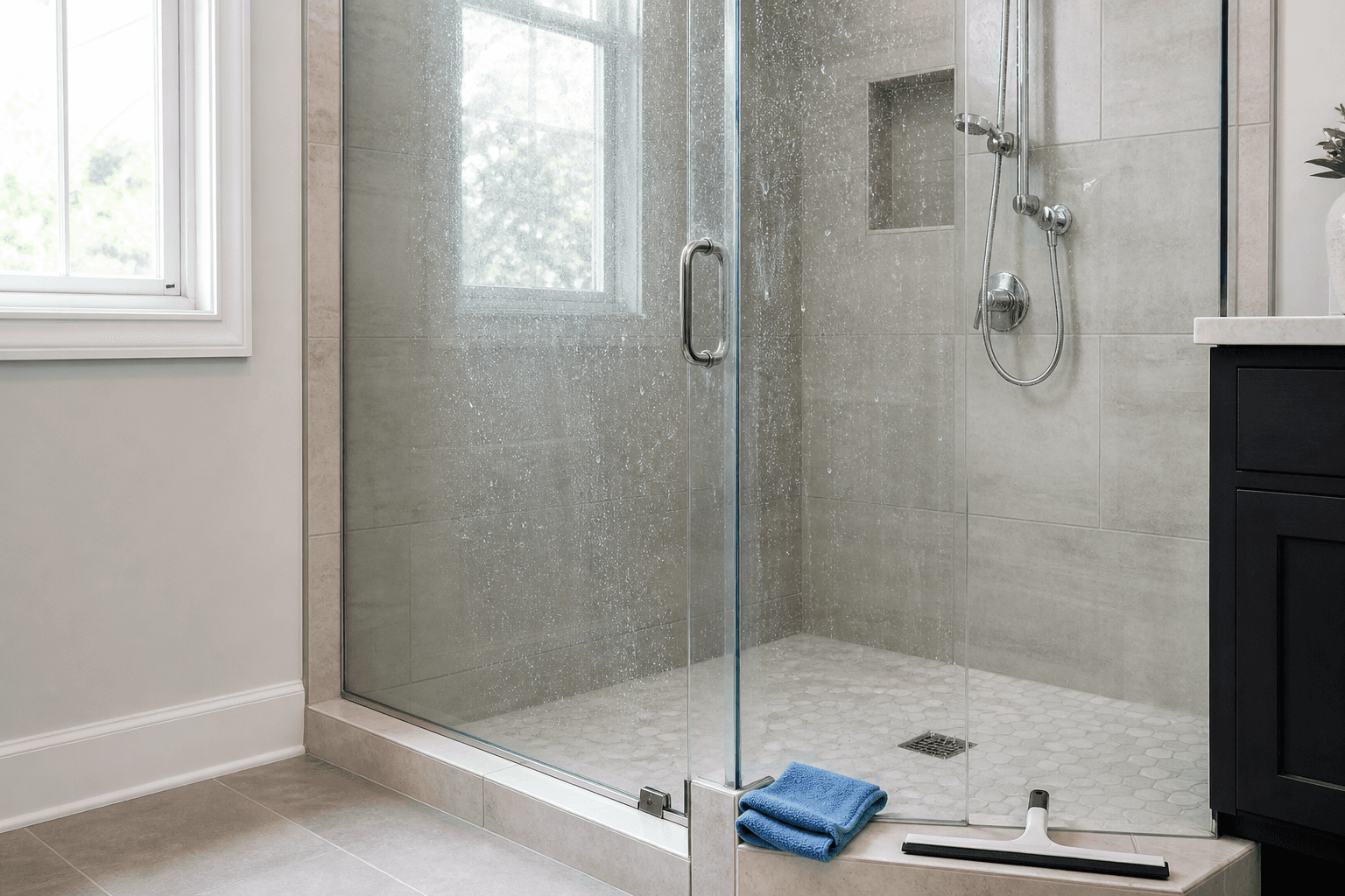 Why Shower Glass Still Has Water Spots After Cleaning