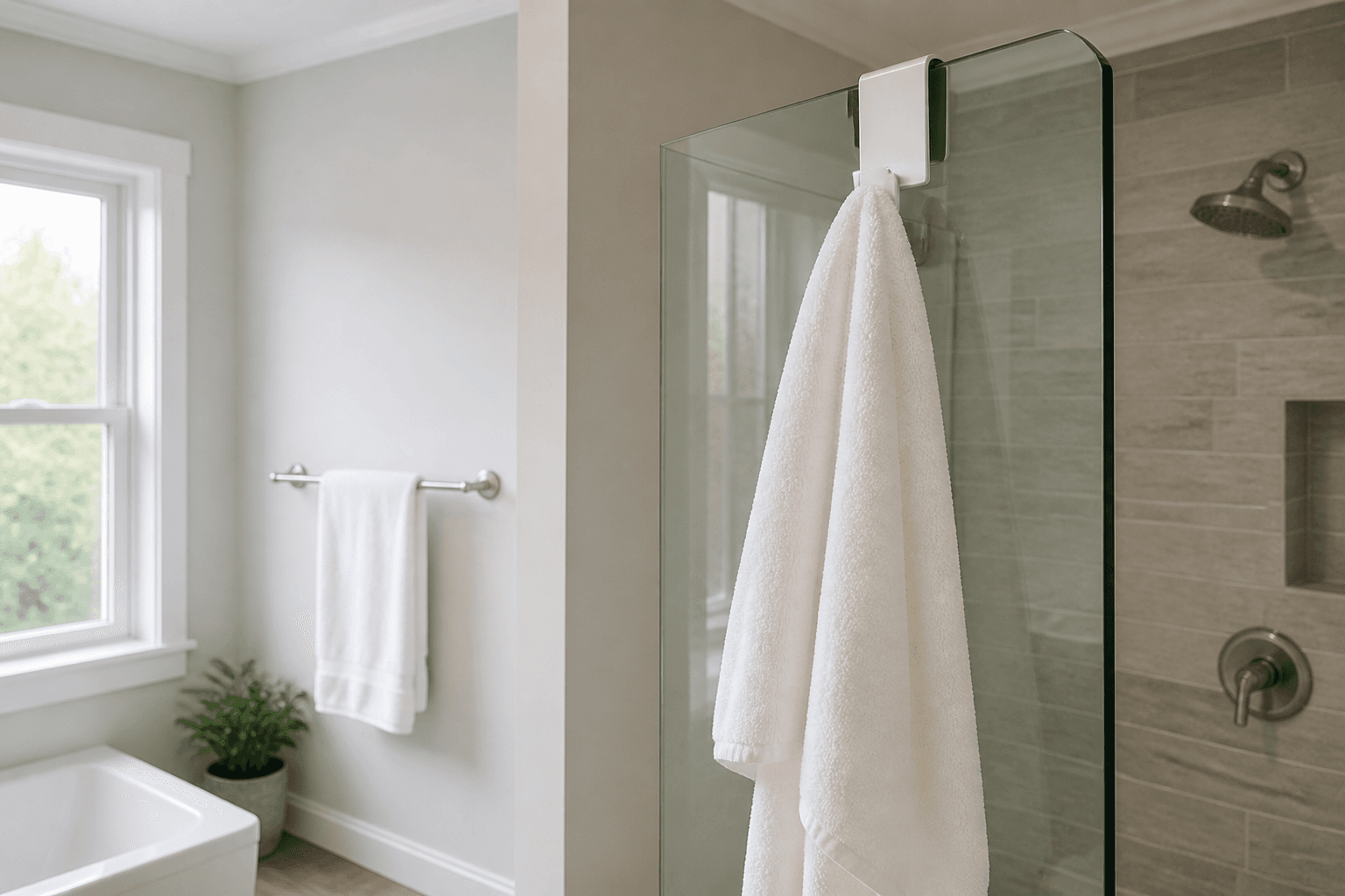 Can You Add a Towel Bar or Hook to Shower Glass Later?