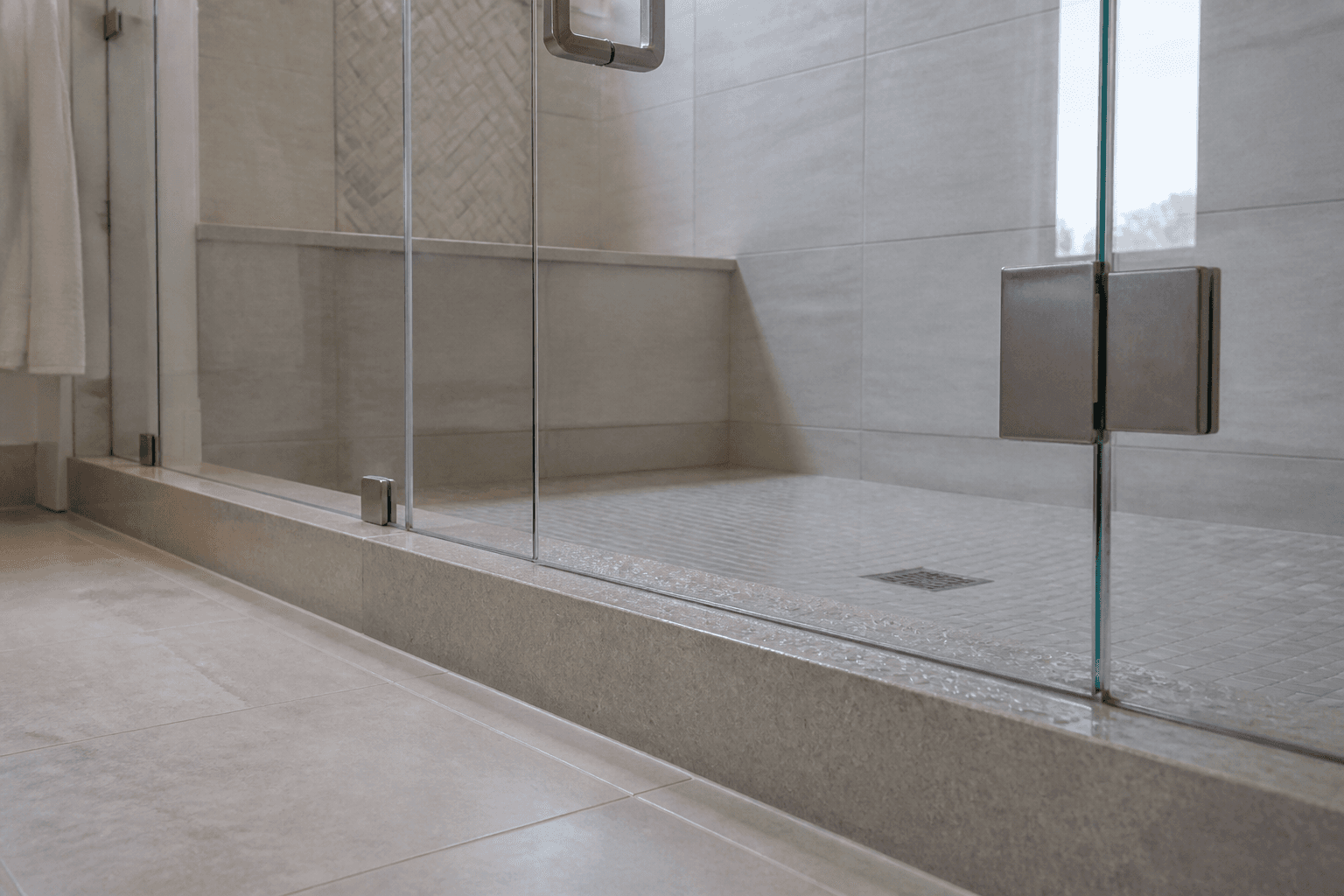 Should the Top of a Shower Curb Be Level or Sloped?