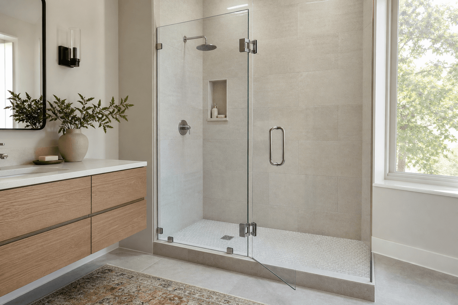 When Glass-to-Glass Shower Door Hinges Make Sense